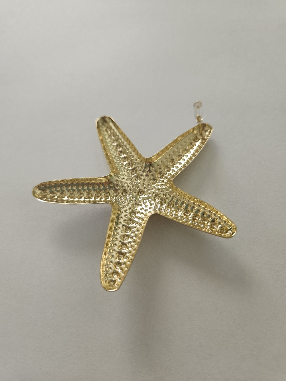 NWT Gold Starfish Necklace and Earrings Set Summer Vacation Preppy Feminine - Picture 3 of 7